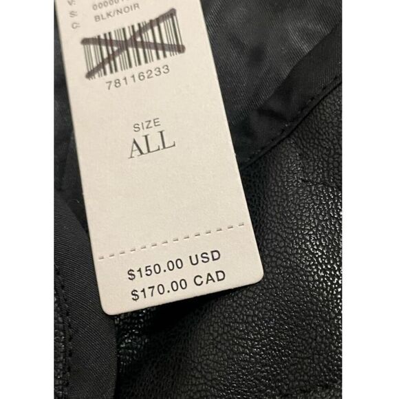 NWT Anthropologie FRNCH Paris Gisette Faux  leather Size OS retail $150 - Picture 9 of 11